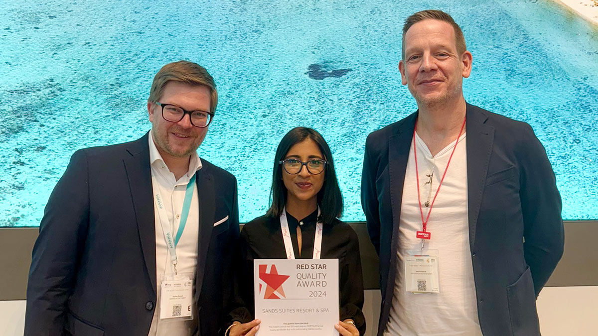 Le Sands Suites Resort & Spa couronné au salon ITB Berlin 2025, Maradiva brille par son élégance